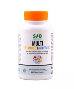 Multivitamines et Minéraux, 120 gélules